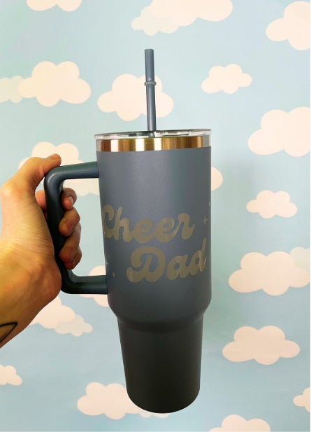 Cheer Dad Tumbler