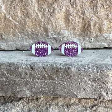 Touchdown Glitter Earring